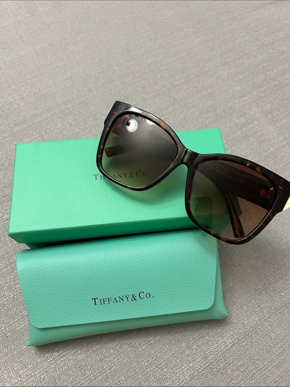 Tiffany & Co. Women's Tortoiseshell Sunglasses - Brown Gradient Lenses